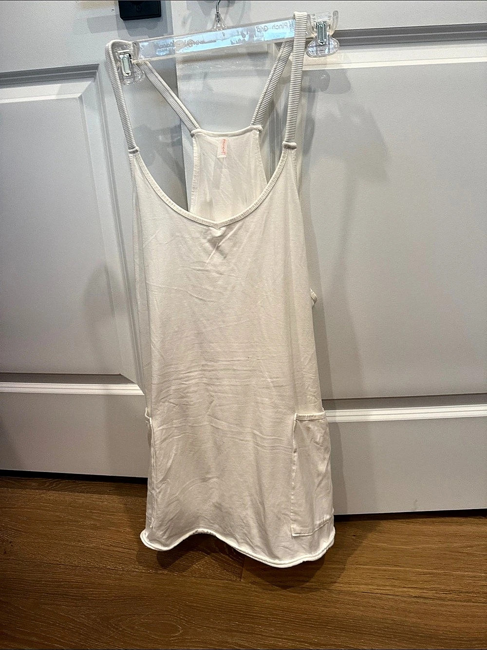 Free People Mini Tank Dress in White  Size Small NWOT